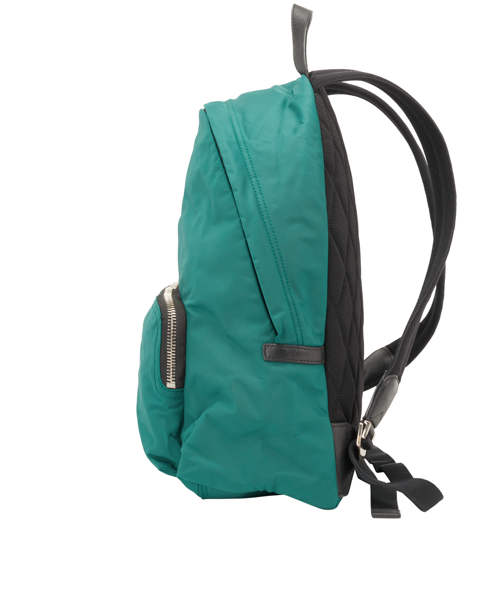 Logo Backpack, &pound;250, Handbags, Green, Nylon, Bottom view